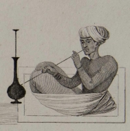Image of a water pipe smoker