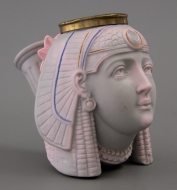 Egyptian portrait in parian ware