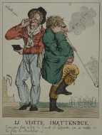 Cartoon with smoker and snuff taker