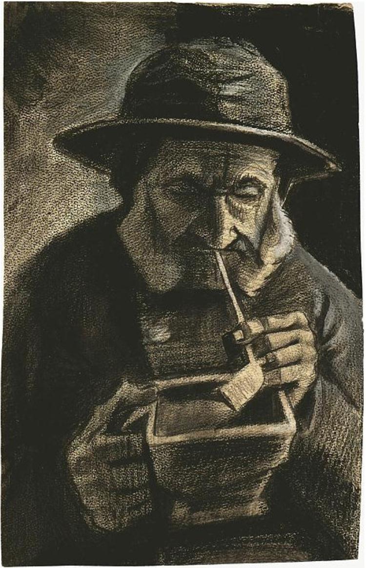 07-vincent-van-gogh-1883-fisherman-with-southwester-plus-pipe