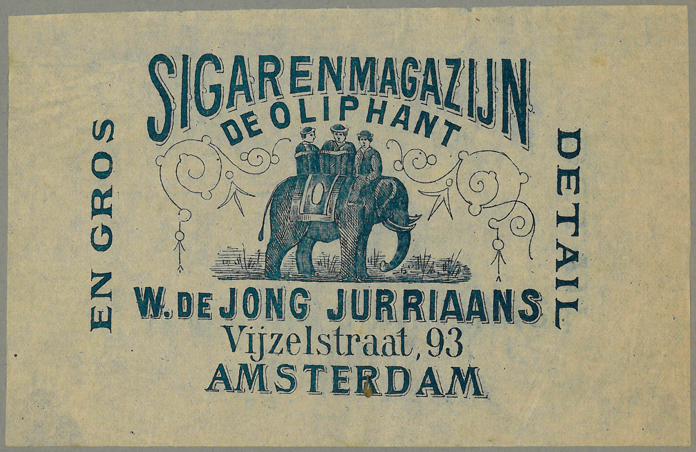 36-26.608  vig-sigarenzakje-olifant-amsterdam
