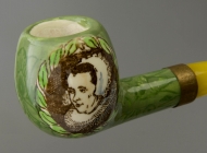 Dutch painting on a pipe