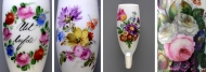Exhibition dedicated to flowers on tobacco pipes