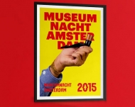 Interesting poster design museum night
