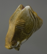 Horse head by a ceramist