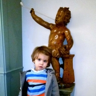 Youngest museum visitor